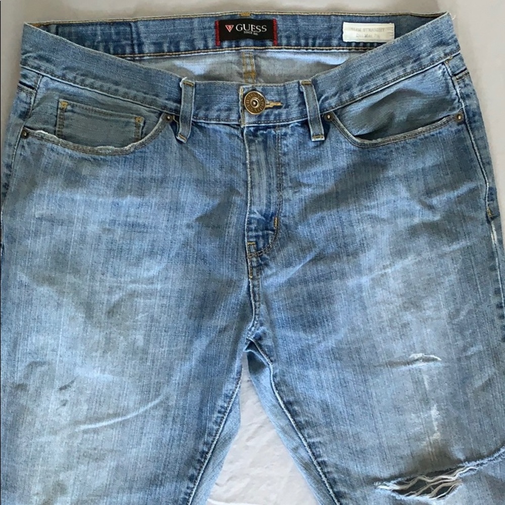 guess vintage distressed jean
